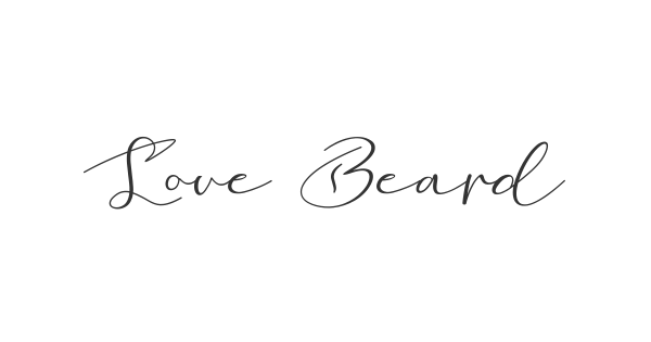 Love Beard font thumbnail